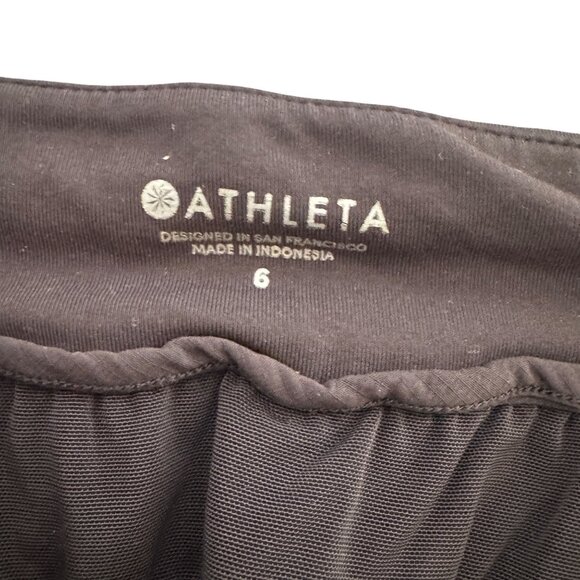 Athleta Women's Black Casual Stretchy Comfortable Golf Shorts Lot Of 2, Size 6 - Picture 7 of 13